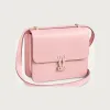 卡地亚/Cartier L1002364 C de Cartier肩背包 Nano款 粉色 小牛皮 淡粉色小牛皮 镀金与淡粉色珐琅饰面 