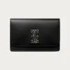 卡地亚/Cartier L3002031 翻盖多卡片夹 C de Cartier系列 黑色 小牛皮 黑色小牛皮 镀金和黑色珐琅饰面 