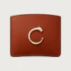 卡地亚/Cartier L3002055 Panthère de Cartier卡片夹 Chataigne 小牛皮 栗色小牛皮 镀金饰面 