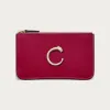 卡地亚/Cartier L3002065 - Panthère C de Cartier系列拉链卡片夹 樱桃红色 小牛皮 - 樱桃红色小牛皮 镀金饰面
