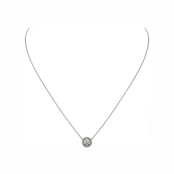 卡地亚/Cartier N7424138 - Cartier Destinée吊坠项链 镶嵌圆形明亮式切割钻石 铺镶钻石  18K白金 - 白金 钻石