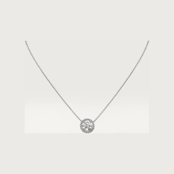 卡地亚/Cartier N7424143 - Cartier Destinée吊坠项链 镶嵌圆形明亮式切割钻石 铺镶钻石  铂金 -  铂金 钻石