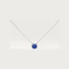 卡地亚/Cartier N7424331 - Cartier Destinée吊坠项链 镶嵌枕形切割蓝宝石 铺镶钻石  18K白金 - 白金 蓝宝石 钻石