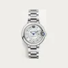 卡地亚/Cartier W4BB0021 - Ballon Bleu de Cartier卡地亚蓝气球腕表 33毫米 精钢 自动上链 - 33毫米 自动上链机械机芯 精钢 钻石