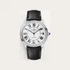 卡地亚/Cartier WSRN0032 Ronde Must de Cartier系列腕表 40毫米 精钢 自动上链 40 毫米 自动上链机械机芯 精钢 非动物性材质表带 