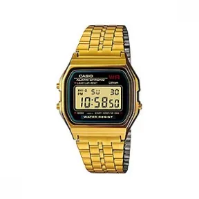 卡西欧/Casio 小金表 复古方形经典电子手表A159WGEA-1PR