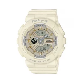 卡西欧/Casio BABY-G BA-110系列时尚金色配色防震防水运动女表BA-110GA