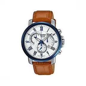 卡西欧/Casio ANALOGUE系列 钢 + PVD 44 MM x 44 MM 石英机芯 男表 BEM-520BUL-7A2