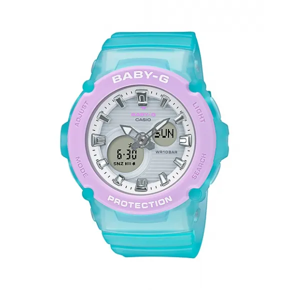 卡西欧/Casio BABY-G 夏日海滩主题 防水防震运动女表BGA-270