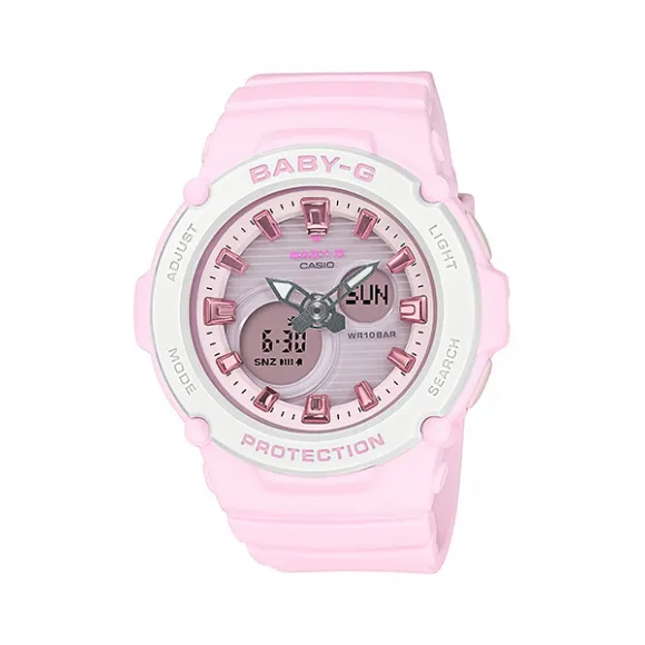 卡西欧/Casio BABY-G 夏日海滩主题 防水防震运动女表BGA-270