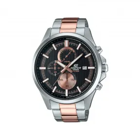 卡西欧/Casio Edifice系列 不锈钢 53X47.2X12.3 MM 石英机芯 男表 EFV-520SG-1