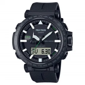 卡西欧/Casio PRO TREK 生物树脂 环保表款 防水太阳能动力六局电波运动男表PRW-6611Y/PRW-6621Y
