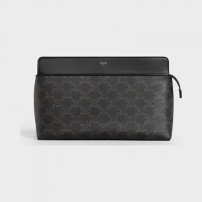 思琳/Celine 女士 Triomphe帆布和小牛皮旅行包 10D102BTB.38NO