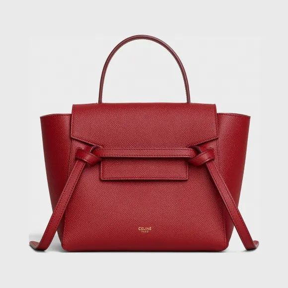 思琳/Celine 女士 Belt Nano 粒面小牛皮手袋 189003ZVA.27RI