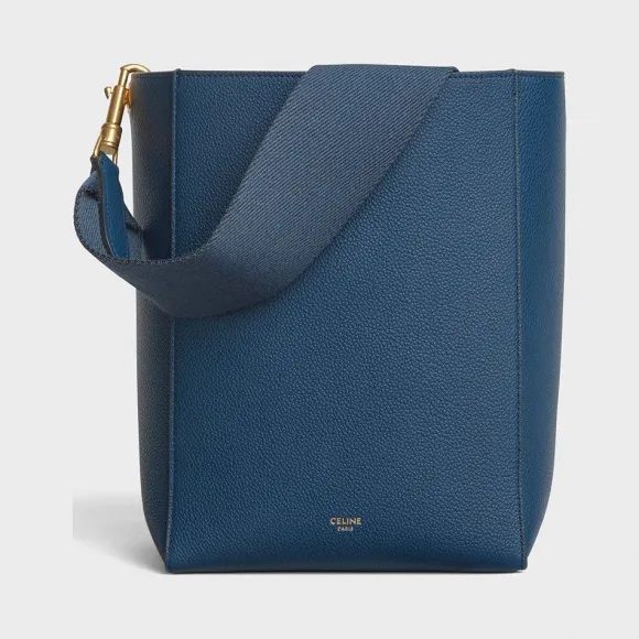 思琳/Celine 女士 SangleBucket小号柔软粒面小牛皮水桶包 189303AH4.07AY