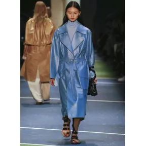 思琳/Celine  驼色羊毛针织裹身半裙 22O757370.02CM