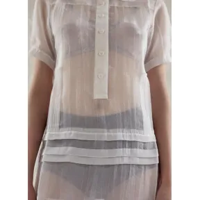 思琳/Celine  丁香紫壁纸印花蝉翼纱文胸 24O63075A.32LI