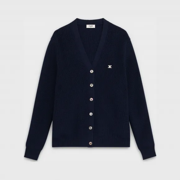 思琳/Celine 女士 罗纹羊毛开衫 2A674439F.07MR