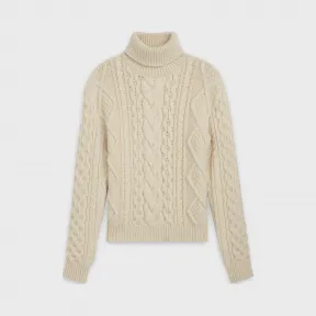 思琳/Celine 男士 羊毛羊绒混纺高领套头衫 2A804374D.01OW