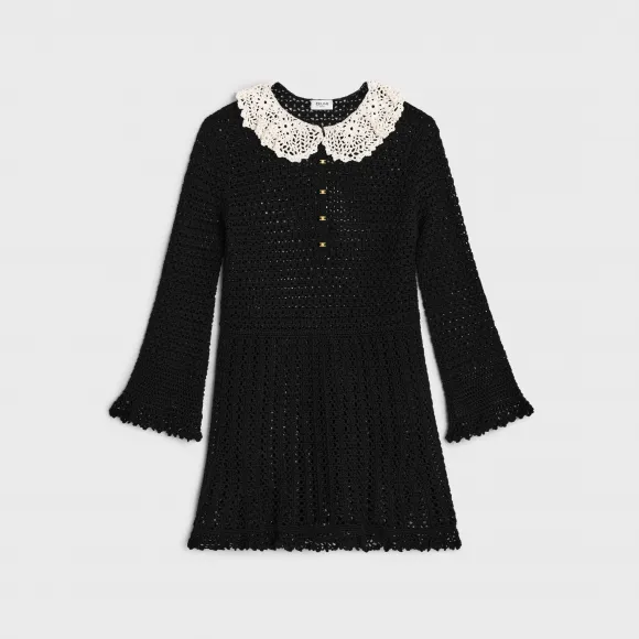 思琳/Celine 女士 钩针编织棉质迷你娃娃裙 2A90J970U.38BY.L