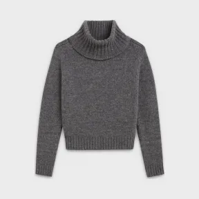 思琳/Celine 女士 雪特兰细羊毛高领套头衫 2A931979E.08GC