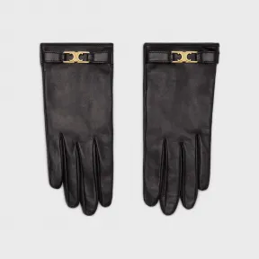 思琳/Celine TRIOMPHE羊皮革手套 2AZ07685P.19BR.6,5