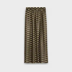 思琳/Celine 女士 提花凯旋图案长款百褶裙 2J075805F.38NG