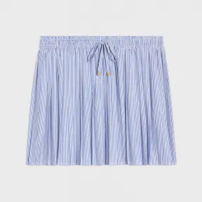 思琳/Celine 女士 条纹棉质亚麻褶裥睡衣裙 2J622869T.01XY.34