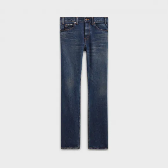 思琳/Celine 男士 中腰合身牛仔裤 2N124789D.07ID