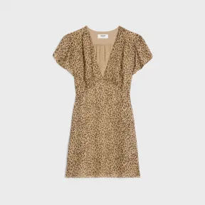 思琳/Celine 桑蚕丝薄纱迷你娃娃裙 2R02L974W.01MZ