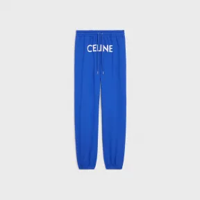 思琳/Celine  CELINE 棉质抓绒运动裤 - bleu roi / 米白色 2Z056052H.07KW
