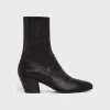 思琳/Celine 女士 Celine cubaine chelsea 中号小牛皮靴子 - 黑色 339893190C.38NO