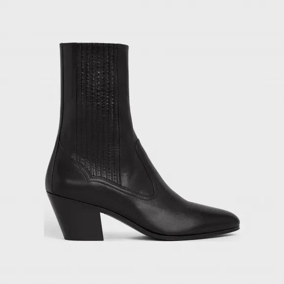 思琳/Celine 女士 Celine cubaine chelsea 中号小牛皮靴子 - 黑色 339893190C.38NO