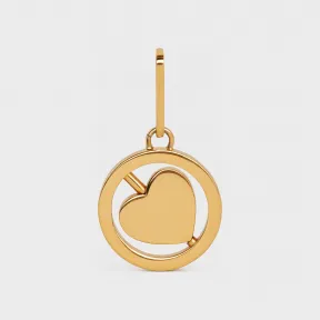 思琳/Celine CELINE Separables Swivel金色饰面黄铜心形吊坠 46Z126BRA.35OR