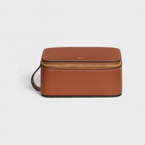 思琳/Celine 小号亮泽牛皮革洗漱盒 4M1813EIP.38NO