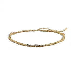 香奈儿/Chanel 腰带  金属与黄铜  金、钌与水晶 AB4193-B03473-N7710