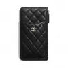 香奈儿/Chanel 经典手机包  羊皮革与金色金属  黑 AP0225-Y04059-C3906