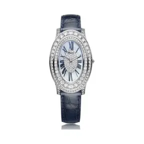 萧邦/Chopard 女士系列 石英机芯 18k白金镶钻 女表 139370-1001