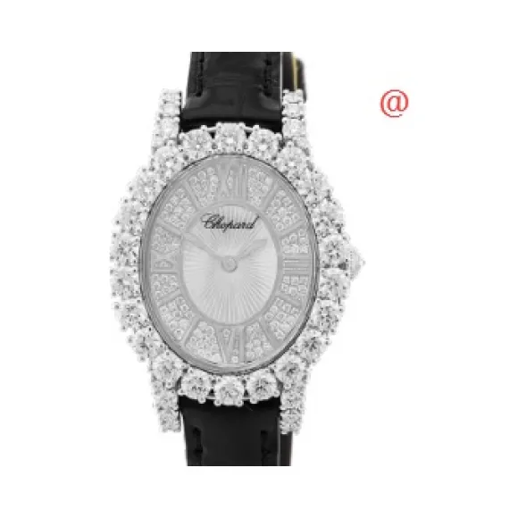萧邦/Chopard 女装珠宝系列 34MM 18kt白金/钻 石英机芯 女表 139384-1001