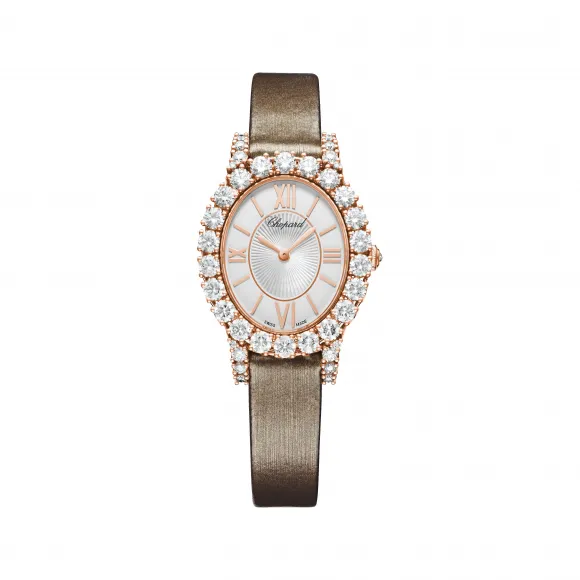 萧邦/Chopard Happy Diamonds系列 手动机械机芯 18K玫瑰金 女表 139384-5104