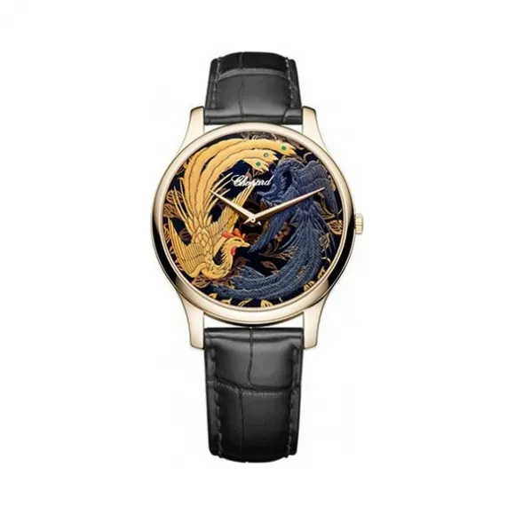 萧邦/Chopard L.U.C系列 自动机械机芯 18k玫瑰金 男表 161902-5046