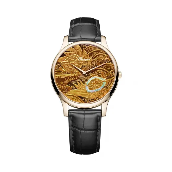 萧邦/Chopard L.U.C系列 自动机械机芯 18k玫瑰金 男表 161902-5047