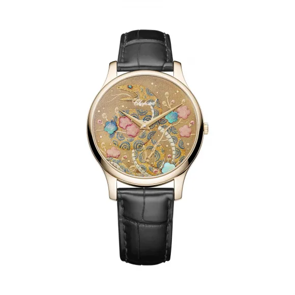 萧邦/Chopard L.U.C系列 自动机械机芯 18K玫瑰金 男表 161902-5051