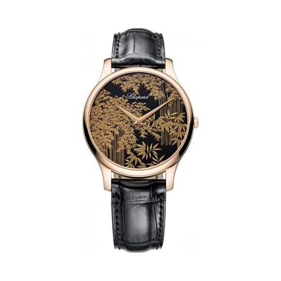 萧邦/Chopard L.U.C系列 自动机械机芯 18k玫瑰金 男表 161902-5055