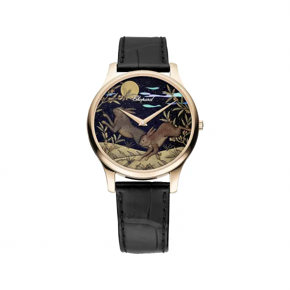 萧邦/Chopard L.U.C XP Urushi Year of the Rabbit兔年莳绘腕表 39.5 MM 18K玫瑰金 自动机械机芯 男表 161902-5077