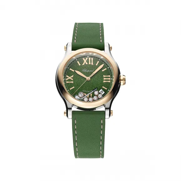 萧邦/Chopard HAPPY GOLF 36毫米、自动上链机芯、玫瑰金、精钢、钻石 | 278559-6022