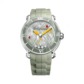 萧邦/Chopard Happy Diamonds系列 石英机芯 精钢 女表 288524-3003