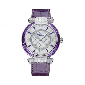 萧邦/Chopard Imperiale系列 自动机械机芯 18k白金镶钻 女表 384239-1012