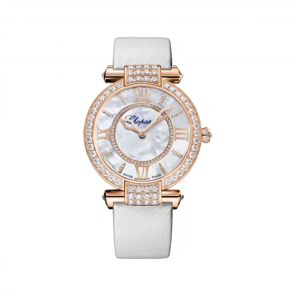 萧邦/Chopard Imperiale系列 自动机械机芯 18K玫瑰金 女表 384242-5005