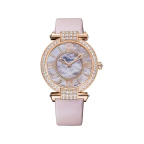 萧邦/Chopard Imperiale系列 自动机械机芯 18K玫瑰金 女表 384242-5006
